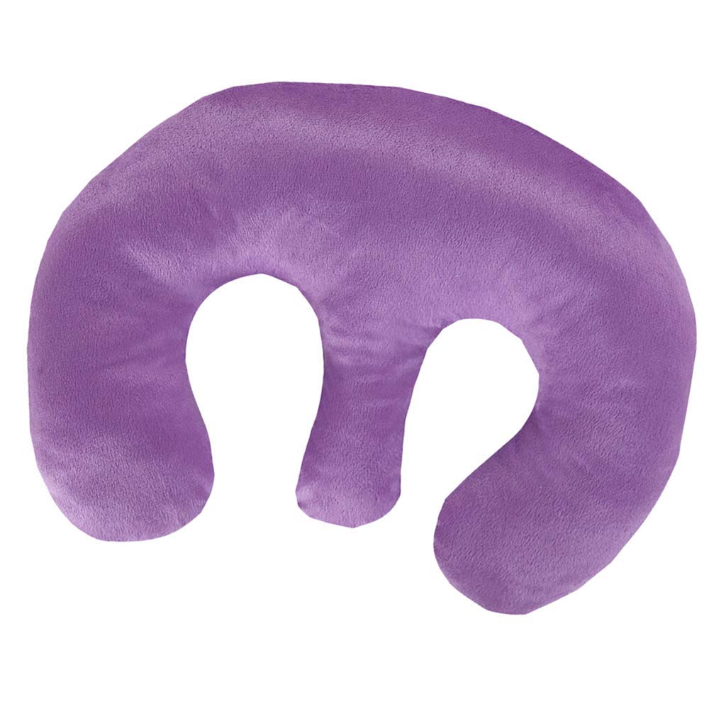 Beauty Salon Breast Pillow Feminine Bolster Breast Pillow for Massage Table, Massage Face Cradle Rest Pillow for SPA Salon, Soft Cotton Fabric - Purple : Beauty
