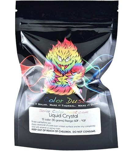 Amazon.com: Solar Color Dust Liquid Crystal Thermochromatic (Mood