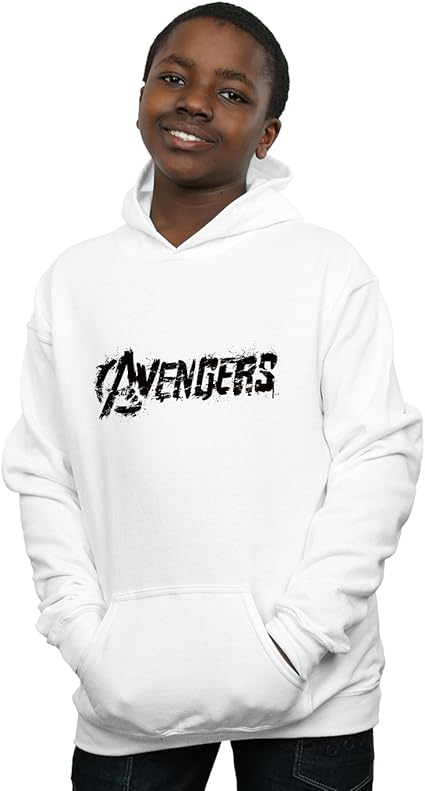 white marvel hoodie