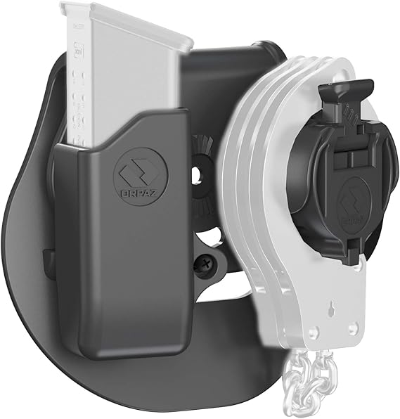 Orpaz Handcuff Case and Magazine Holster for 9mm 0.40