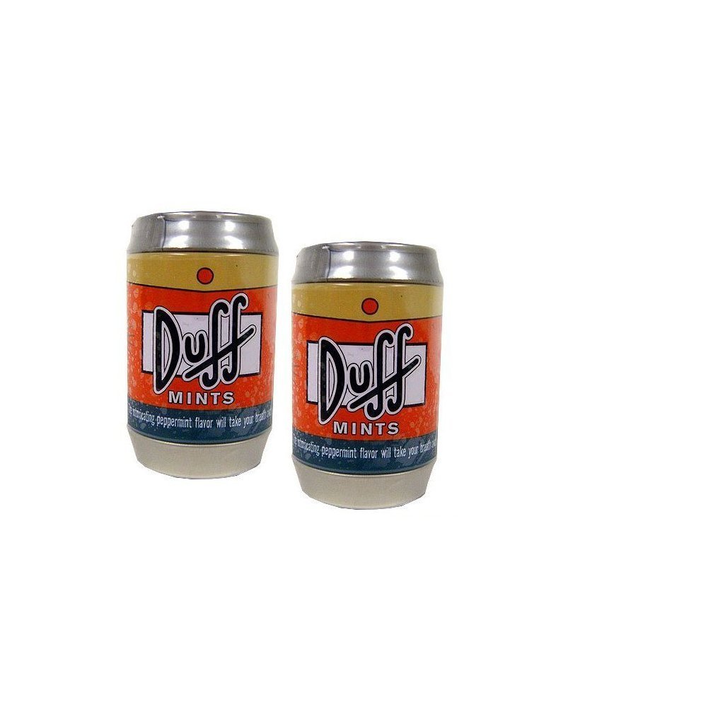 Amazon Com The Simpsons Mini Duff Beer Can Mints Two Pack By
