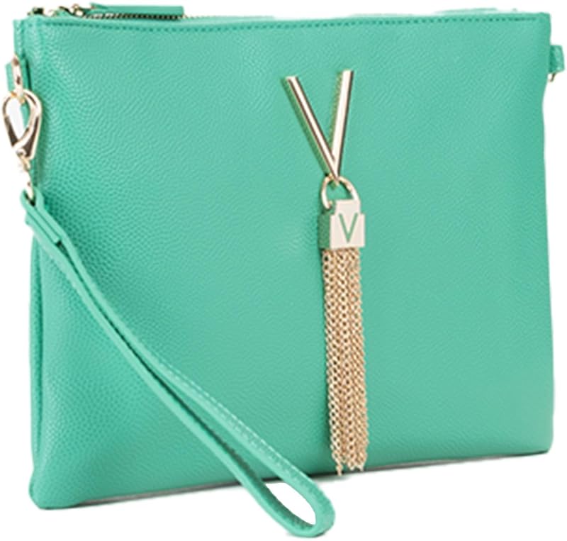 , DIVINA (VBS1R419G), BOR. SUP MAT PLASTICHE, POCHETTE, SMERALDO (Donna)
