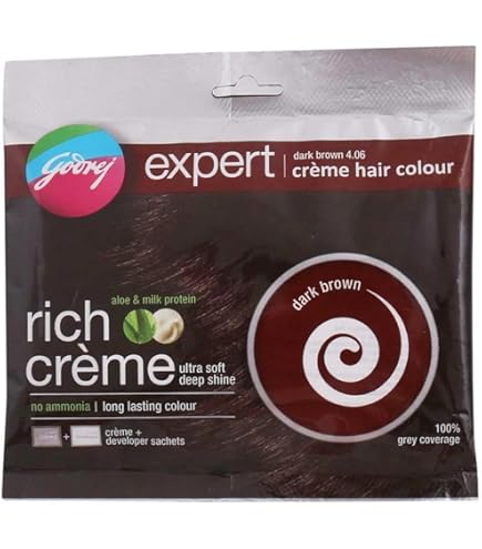 Amazon.com : Godrej Expert rich Creme Hair Colour Dark Brown (Pack