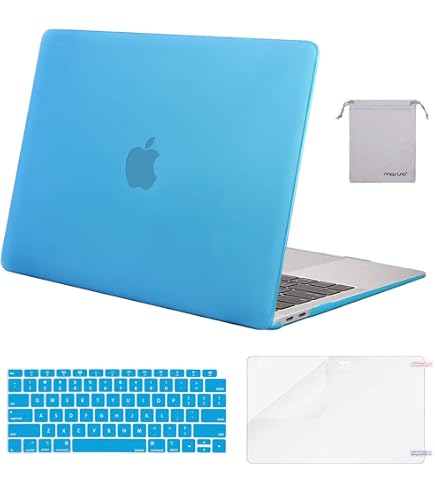 MOSISO Custodia Per MacBook Air 13 Pollici M4/M3/M2 (2022-2025) – Fiori Colorati, Copritastiera E Pellicola Inclusi, Modelli A3113/A2681/A3240 - 4