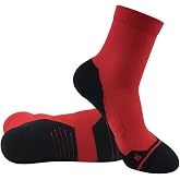HUSO Running Cycling Tennis Socks, Ankle Compression, Men Women, 1-6 Pairs