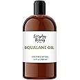 Squalane Oil - 100% Pure & Natural Plant Derived Facial Oil 16oz Bulk - Cold Pressed and Unrefined Premium Grade Multipurpose Moisturizing Oil For Skin and Hair