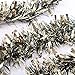 iPEGTOP 26.2ft Christmas Tinsel Garland, Classic Thick Shiny Sparkly Christmas Tree Ornaments Party Ceiling Hanging Decorations with Colorful Reflections Shiny Filament - Gold