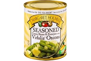 Margaret Holmes Seasoned Green Beans & Potatoes with Vidalia Onions 27oz Cans (pack of 4)