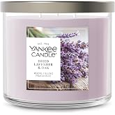 Yankee Candle Dried Lavender &amp; Oak Scented Candle, 14.5oz 3-Wick | Up to 40 Hour Burn Time, Room Filling Fragrance, Long-Lasting Scent, Premium Plant Wax Blend, Consistent Burn, Giftable