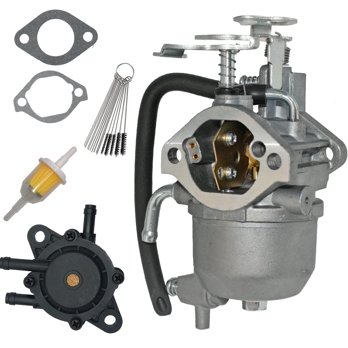 Photo 1 of Cylinman Carburetor Fit for Kawasaki Mule 600 610 SX XC SC 4x4 KAF400 KAF400B KAF400A KAF400C KAF400E KAF400D Carb With Fuel pump