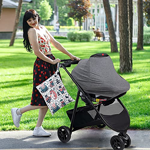 MAHU Wet Dry Bag 2 Pack Viking Dragon Tree Soldier Waterproof Kids Baby