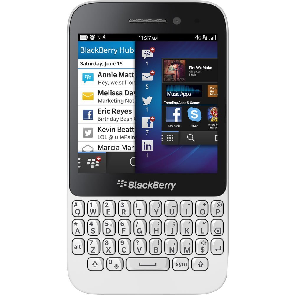 BlackBerry Q5 (White) Amazon.in Electronics