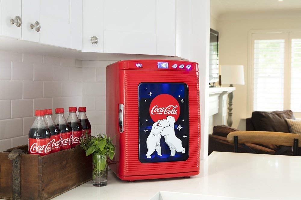Coca Cola KWC-25 - Refrigerador de Pantalla, Color Rojo: Amazon.es ...
