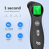 femometer Forehead Thermometer No-Touch Infrared LCD Display view 2