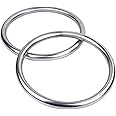HYOUT Wing Chun Stainless Ring Yewen Sau Sticky Hand Strength Training Tsun Siu Lum Kung Fu Self Defense