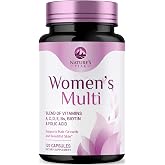 Multivitamin for Women - Once Daily Vitamins for Woman with Biotin, Calcium, Folate, Vitamin A, C, D, E, B Vitamins &amp; Iron - Complete Multi Vitamins for Bone, Energy &amp; Immune Support - 120 Capsules