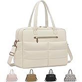 Vankor Travel Duffel Bags, Weekender Bags for Women Men Gym Duffel Bag Personal Item Travel Bag Foldable Tote Carry On Overnight Workout Bag, Beige