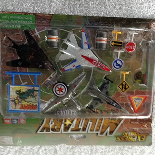 Express Wheels Military Series DieCase Metal Army Aircraft