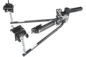 HUSKY TOWING PRODUCTS Husky Towing 31986 Round Bar Weight Distribution Hitch Package - 600 lb. Tongue Weight Capacity