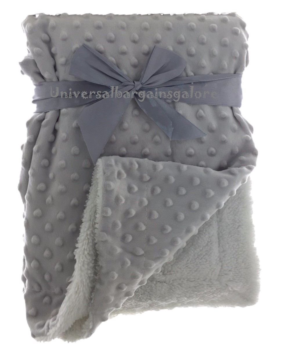 Luxurious Beautiful UltraSoft Baby Sherpa Mini Bobble 2 Layer Blanket