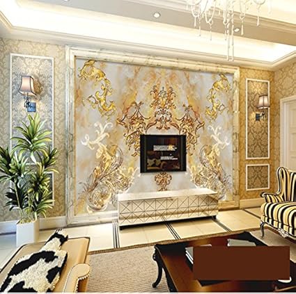Lhdlily 3d Wallpaper Mural Royal Marbles 300cmx200cm Amazon Com