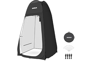 AKOZLIN Portable Pop Up Shower Tent Instant Privacy Dressing Changing Tent Outdoor Shower Room Camp Toilet Tent