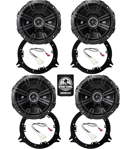 Amazon.com: KICKER Front and Rear Door 6.5 Speakers Kit for Mazda