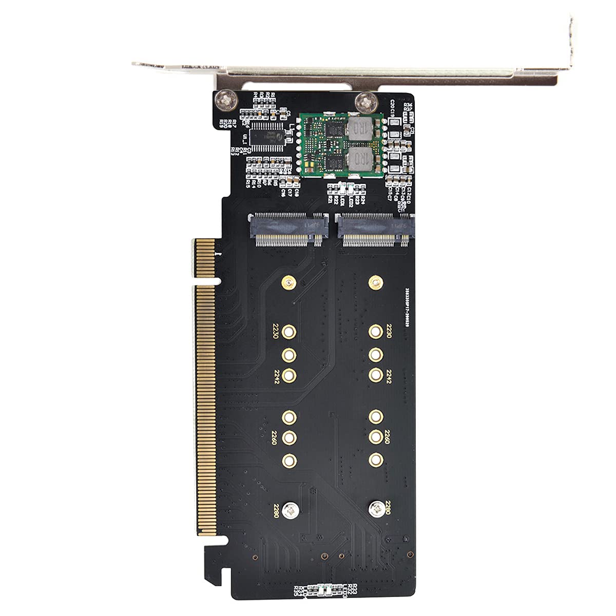 Chenyang CY M.2 NVME Gen 3.0 Adapter M.2 NVME AHCI X4 to PCIE Express 3.0 Gen3 X16 Raid Card VROC Raid0 Hyper Adapter
