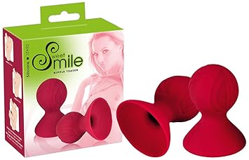Sweet Smile Nipple Teaser - softe Nippelsauger mit Pumpball, Nipple Sucker für Anfänger und Profis, Nippelpumpen für intensiv