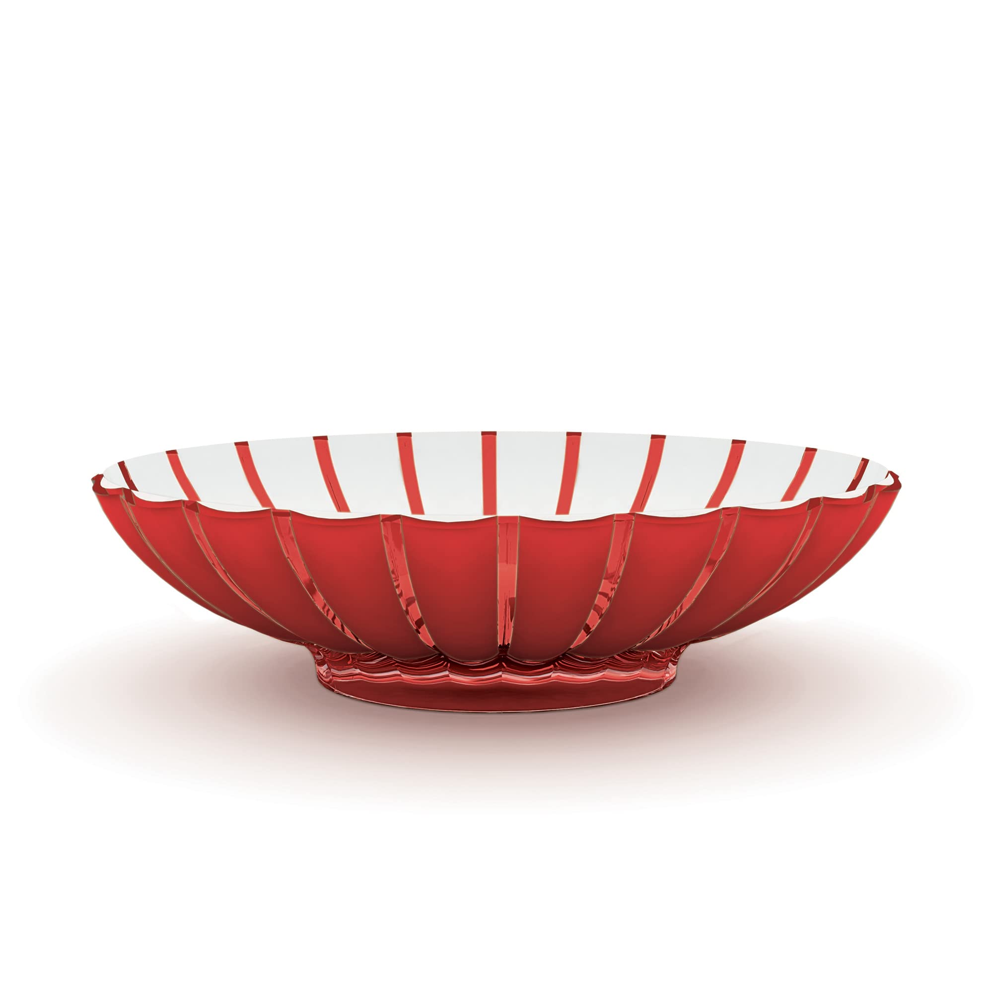 Guzzini Bowls, SMMA, Clear Red, 30.5x37.5xh9 cm