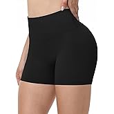 Runhit No Front Seam Biker Shorts for Women - 3''/5''/8'' High Waisted Workout Gym Yoga Spandex Shorts Tummy Control