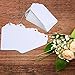 Outus 200 Pieces Kraft Paper Gift Tags Wedding Tags Bonbonniere Tags with 30 Meters Natural Twine