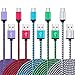 AILKIN Phone Chargers for Android,5pack 6ft/2m Micro USB Charging Cable for Samsung Galaxy S21 S20 Google Nexus, Motorola, Sony Z4, Z3, Nokia, Lg and More