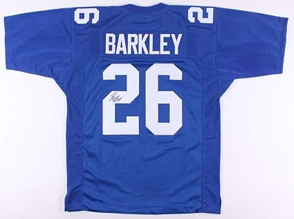 saquon barkley autographed jersey