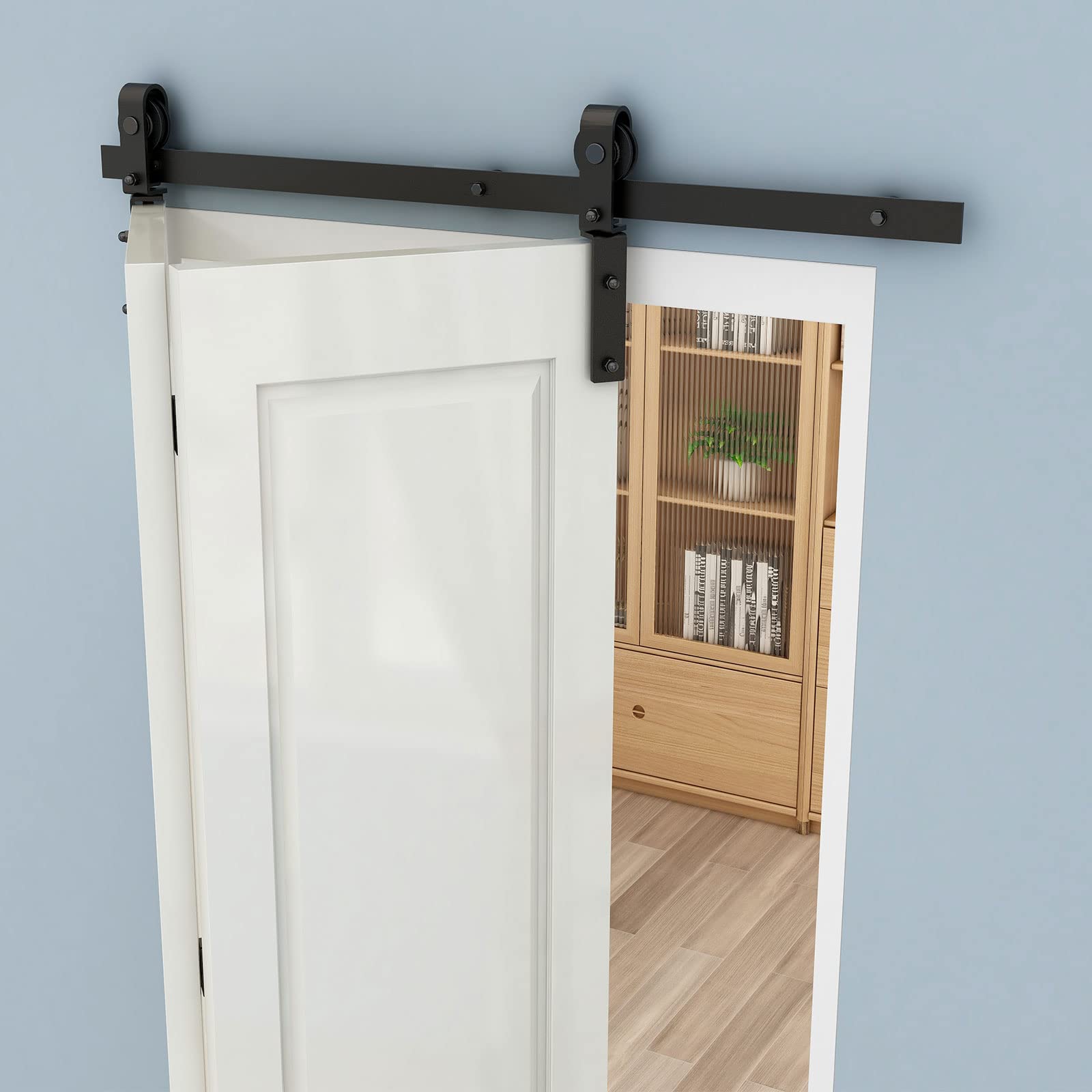 CCJH 3.3FT/40'' Bi-Folding Barn Door Hardware