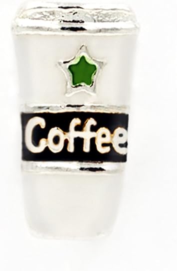 Amazon Com Ipops Single Pack Coffee Time Fitbit Apple Watch Band Charm Mp3 Players Accessories