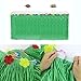 LoveS Hawaiian Luau Party Supplies Set - 1Pack Hawaiian Grass Table Skirt with 12Pcs 8