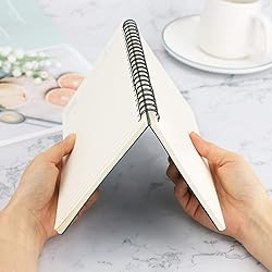 EUSOAR Hardcover Spiral Lined Subject Notebook, A5