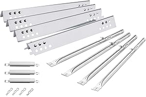 OKLAGARDEN 463347418 Grill Replacement Parts for Charbroil Performance 4 Burner Grill Replacement Parts 463349917 463347017 463342118 463342119 Grill Parts G321-4C00-W1 G470-5200-W1 Heat Tents Burner Tube Parts