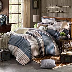 Amazon.com: Lt Twin Full Queen Size 100% Cotton Thickening ...