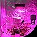 MAYGROW Reflector-Series 600W LED Plant Grow Light, with Thermometer Humidity Monitor and Adjustable Rope, Full Spectrum Double Switch Plant Light for Indoor Plants Veg and Flower