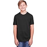 Core 365 Youth Fusion ChromaSoft™ Performance T-Shirt XS BLACK