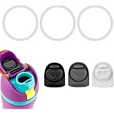 BOXOB 3pcs Bottle O Seal Ring & 3pcs Replacement Stoppers for Owala Freesip Cap, Silicone BPA Free Water Bottle Top Lid Gasket Parts for Owala Freesip 16/19/24/32/40oz