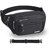 CXWMZY Fanny Packs For Women & Men Waist Pack Hip Bum Bag with Multi-Pockets Large Capacity Waterproof Casual Bum Bag for Disney Traveling Casual Cycling Running Hiking