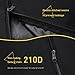 VicTsing Offset Umbrella Cover, Patio Outdoor Market Umbrella Canopy Cover for 9ft to 11ft Cantilever Parasol Outdoor Umbrellas Cover with Zipper Velcro Durable Fabric Lasting in Strong Sunshine Black