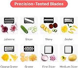 Fullstar Pro 14-in-1 Vegetable Chopper & Mandoline Slicer Black view 4