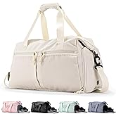 Weekender Duffel Bag with Shoe Compartment And Wet Pocket-Luggage Everyday Overnight Bag for Men and Women Travel-Carry On Gym Bag