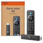 Amazon Fire TV Stick HD (newest model), free & live TV, Alexa Voice Remote, powered by the TV, effortless setup, find shows f