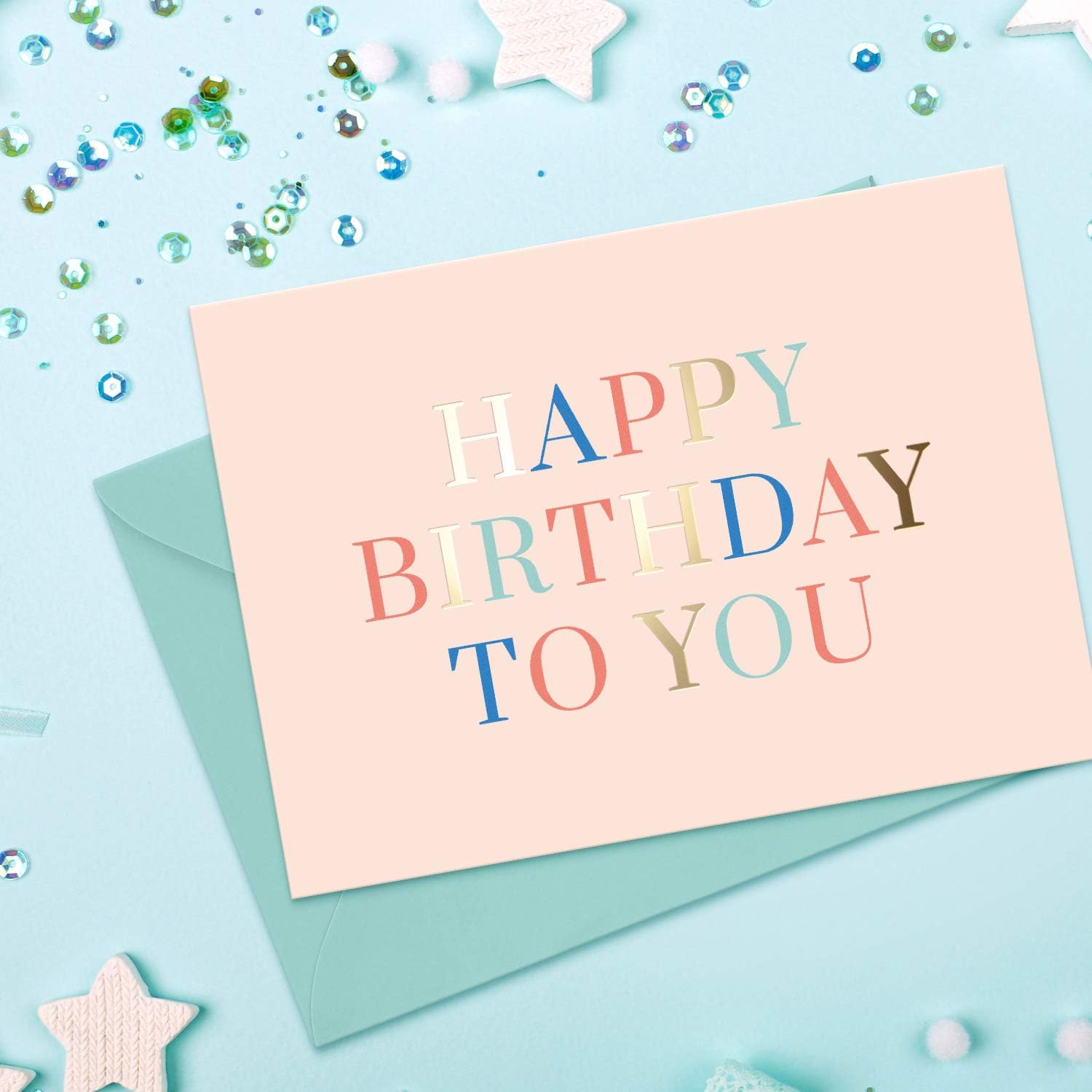 Set of 24 Gold Foil Bulk Birthday Cards Assortment, Bulk Happy Day pages with Envelopes Box Set - Image 4