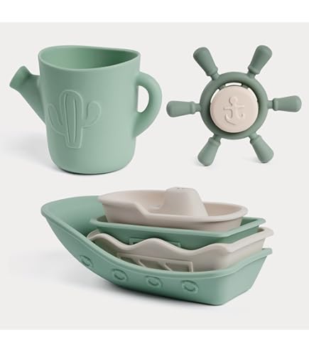 Tazas De Baño Apilables, 4 Tazas Apilables Seguras Para Bebés Para Uso